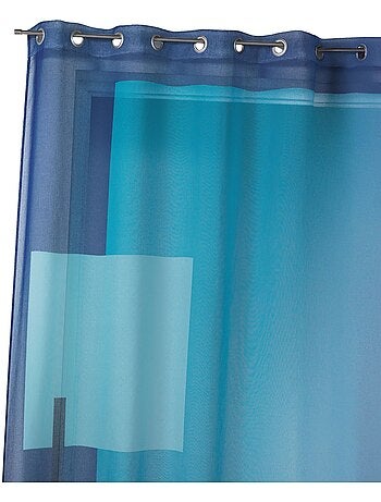 Voile stampato con motivi grafici