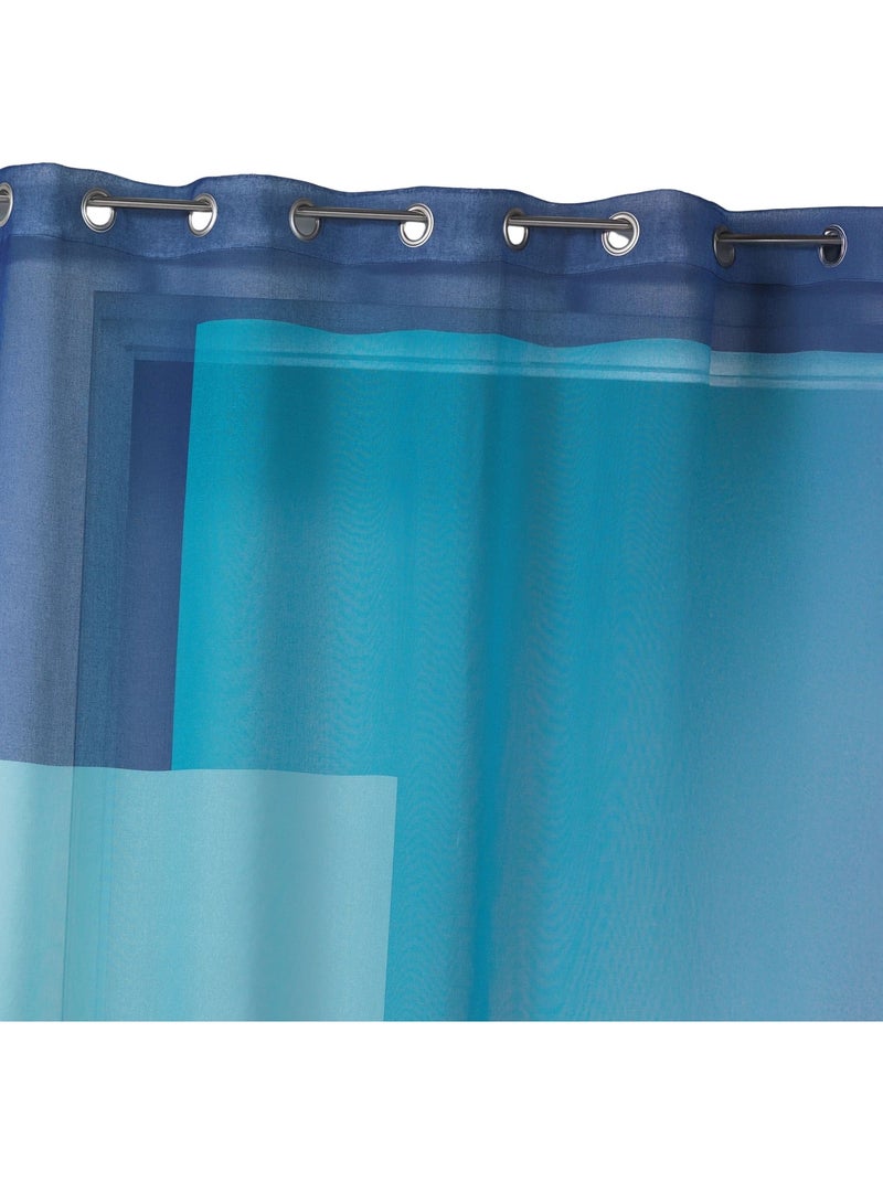 Voile stampato con motivi grafici Blu - Kiabi