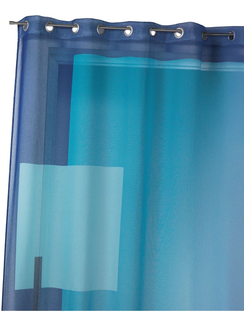 Voile stampato con motivi grafici Blu - Kiabi