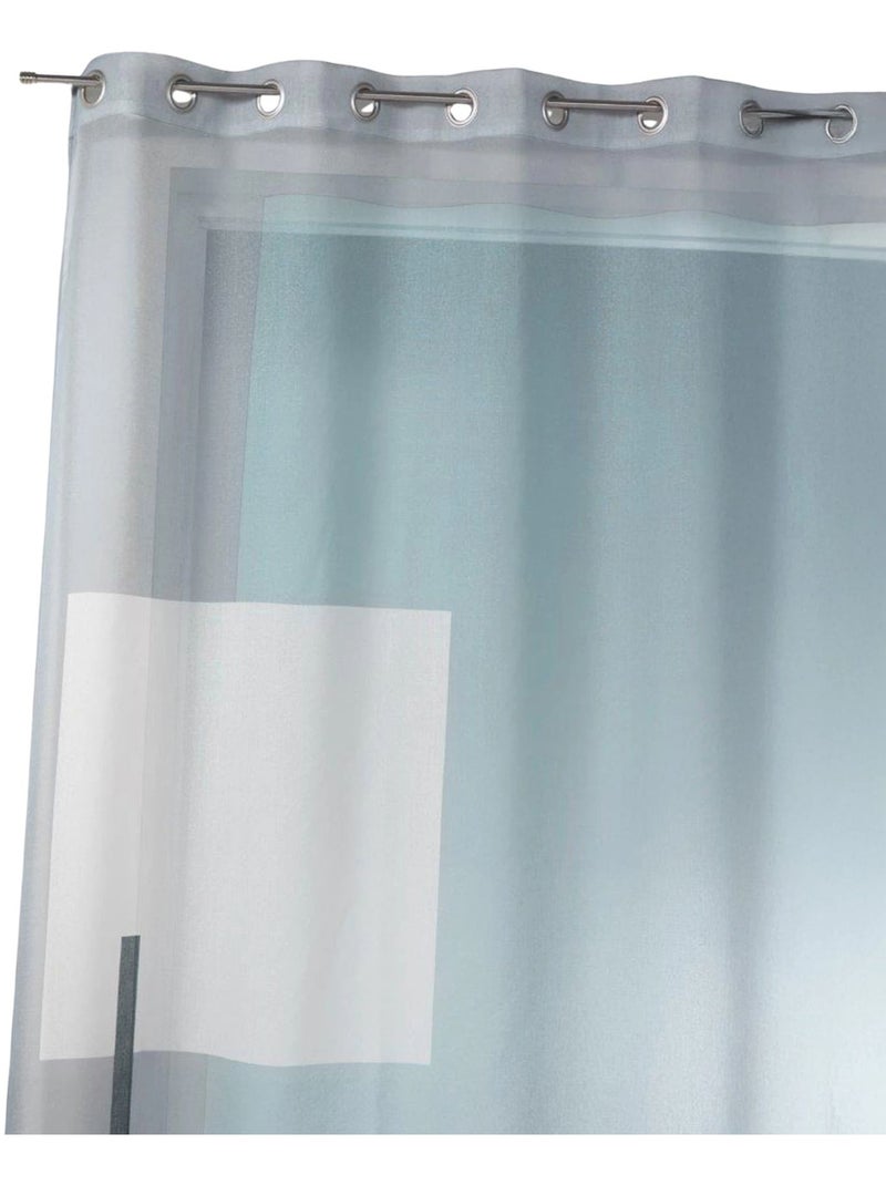 Voile stampato con motivi grafici Grigio chiaro - Kiabi