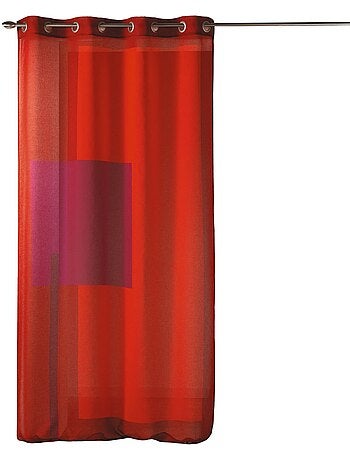 Voile stampato con motivi grafici