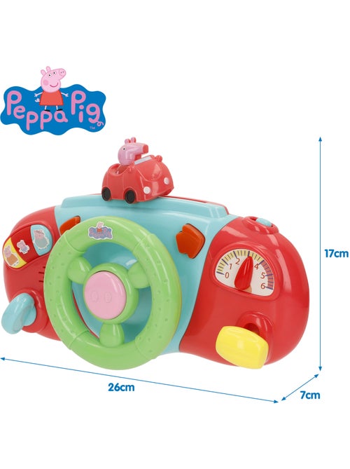Volante peppa pig per carrozzina con attività - Kiabi Volante peppa pig per carrozzina con attività - Kiabi