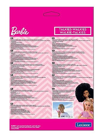 walkie-talkie Barbie fino a 120 m