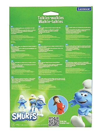 walkie-talkie dei Puffi fino a 120 m
