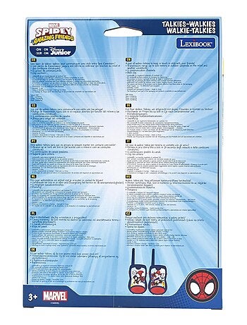 walkie-talkie di Spidey e dei suoi fantastici amici fino a 120m