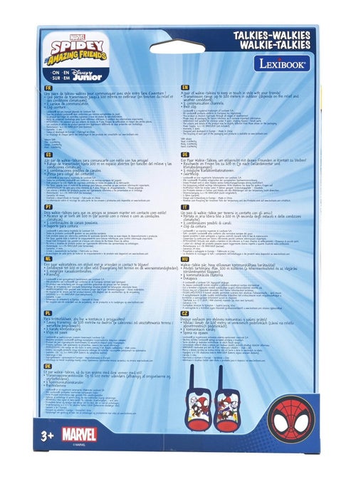 walkie-talkie di Spidey e dei suoi fantastici amici fino a 120m - Kiabi