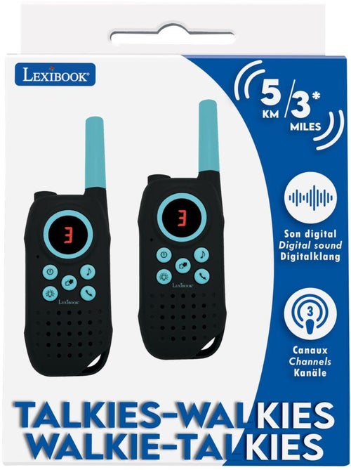 Walkie-talkie digitali fino a 3 miglia - Kiabi