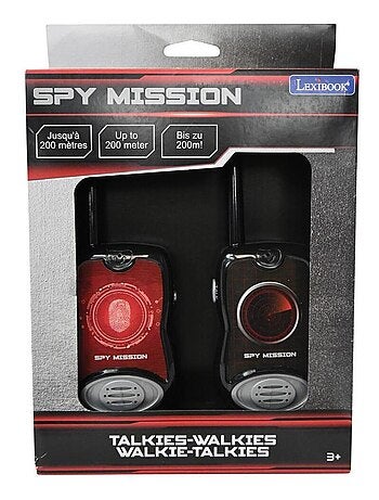 walkie-talkie per missioni di spionaggio fino a 120m