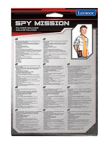 walkie-talkie per missioni di spionaggio fino a 120m
