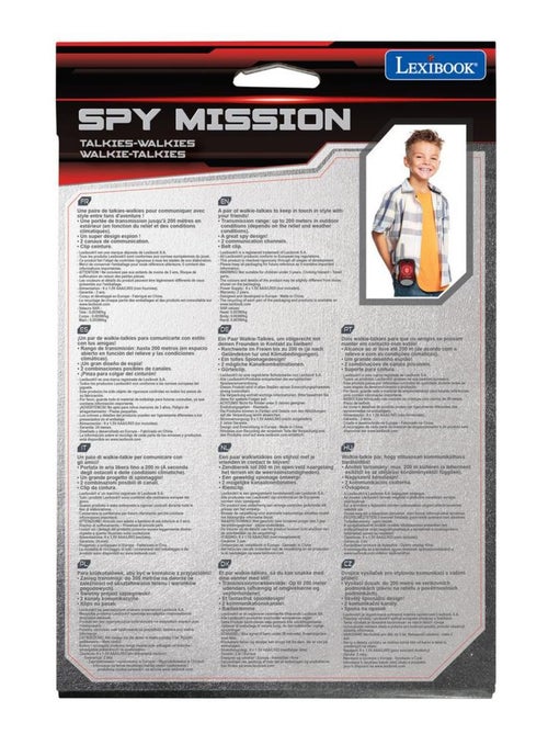 walkie-talkie per missioni di spionaggio fino a 120m - Kiabi