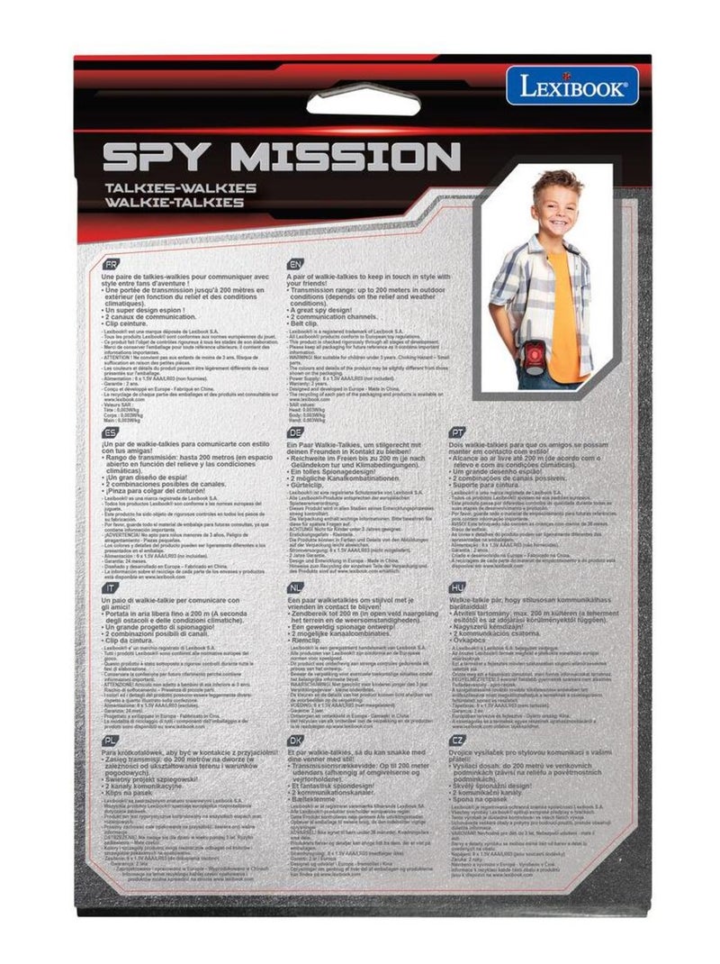 walkie-talkie per missioni di spionaggio fino a 120m N/D - Kiabi