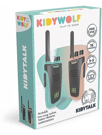 Walkie-talkie ricaricabile per bambini | kidywolf