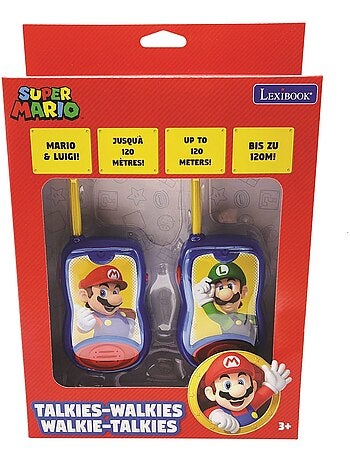walkie-talkie Super Mario fino a 120 m
