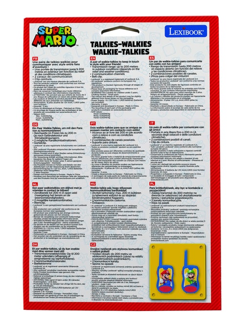 walkie-talkie Super Mario fino a 120 m - Kiabi