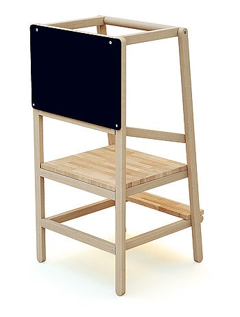 WEBABY - Torre di osservazione con lavagna WEBABY - Faggio naturale