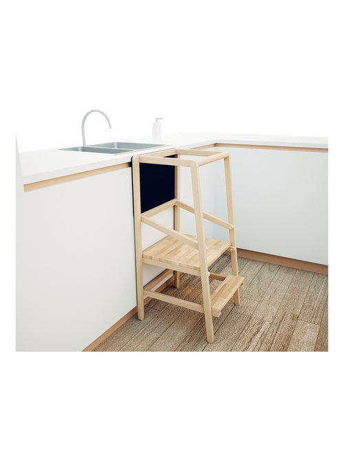 WEBABY - ALTO 2 Torre di osservazione/apprendimento in legno con ardesia - Kiabi