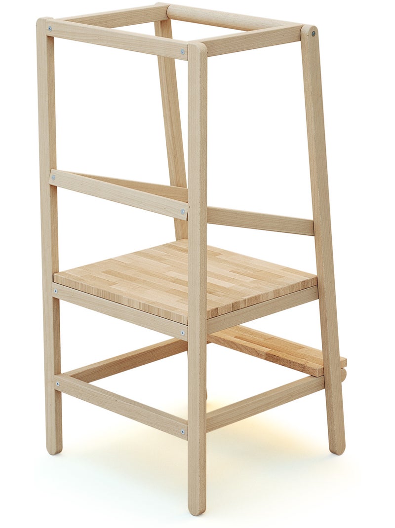 WEBABY - ALTO 2 Torre di osservazione/apprendimento in legno Marrone chiaro - Kiabi