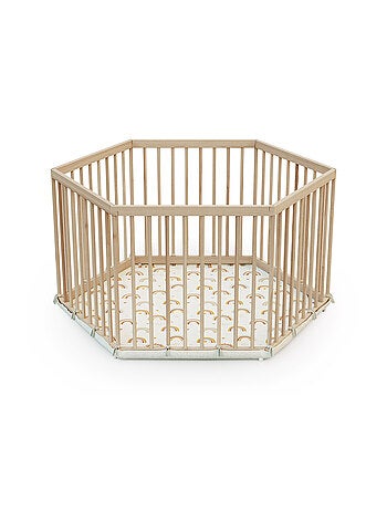 WEBABY - ALVEO Box per bambini in legno esagonale - 125 x 109 x 65 cm