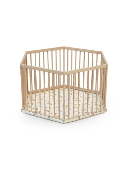 WEBABY - ALVEO Box per bambini in legno esagonale - 125 x 109 x 65 cm - Kiabi