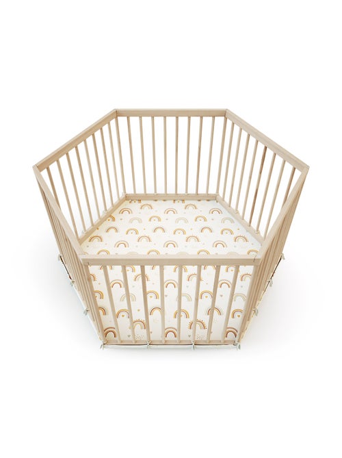 WEBABY - ALVEO Box per bambini in legno esagonale - 125 x 109 x 65 cm - Kiabi