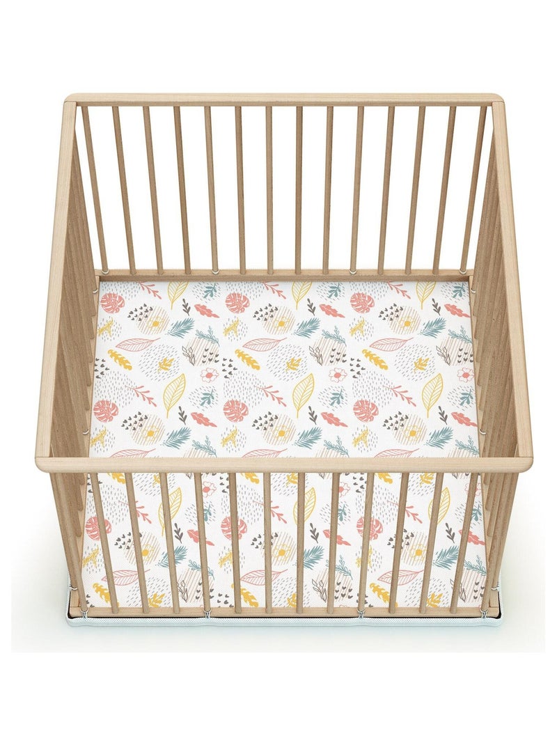 WEBABY - Box bambini legno CUBO - Faggio natural - 100 x 100 cm Marrone nocciola - Kiabi