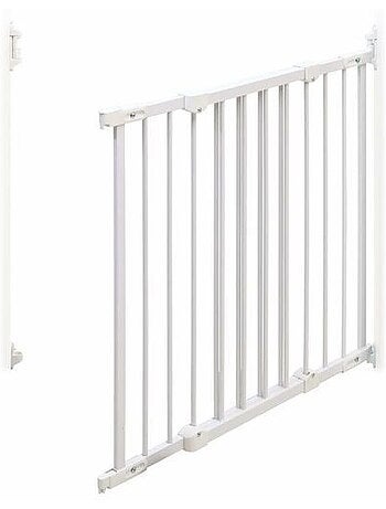 WEBABY - Cancelletto di sicurezza bambini in acciaio - Bianco - 108 x 4 x 75 cm
