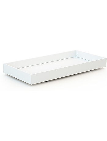 Webaby - cassetto per lettino bambini 60 x 120 cm rolo - bianco- 114,50 x 57 x 14 cm