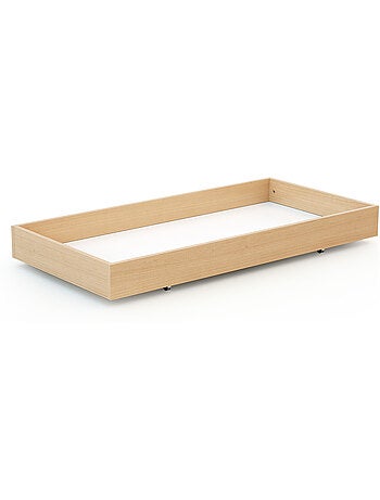 WEBABY - Cassetto per lettino bambini 60 x 120 cm ROLO - Faggio verni - 114,50 x 57 x 14 cm