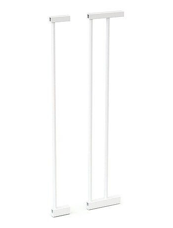 WEBABY - Estensione del cancelletto bambini in acciaio - Bianco - 79 x 3,5 x 76,5 cm MOBI