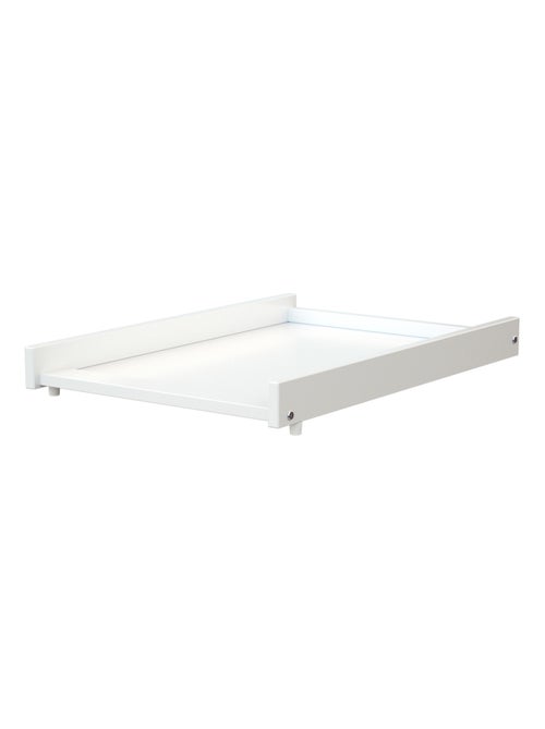 WEBABY - Fasciatoio estraibile per lettino 60x120 MONA legno - Bianco - 75 x 51,5 x 7 cm - Kiabi