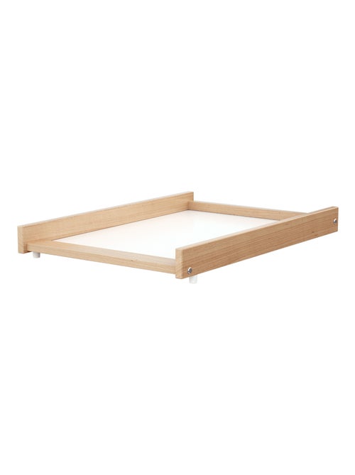 WEBABY - Fasciatoio estraibile per lettino 60x120 MONA legno - Faggio verni -75 x 51,5 x 7 cm - Kiabi