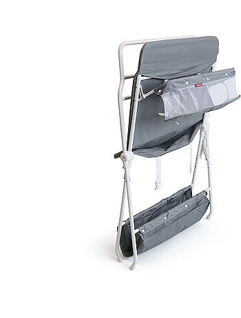 WEBABY - Fasciatoio pieghevole in acciaio - Blanco/Griggio - 80 x 68 x 103 cm