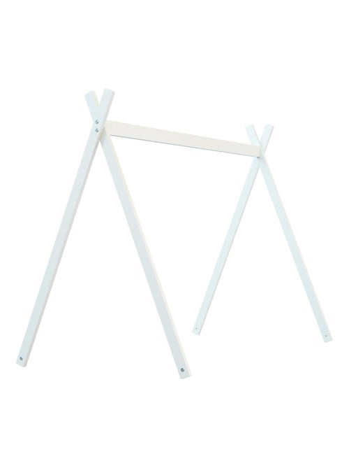 Webaby - lettino bambini con teepee legno - bianco - 70 x 140 - 149 x 77 x 187 cm - Kiabi Webaby - lettino bambini con teepee legno - bianco - 70 x 140 - 149 x 77 x 187 cm - Kiabi