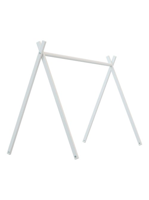 WEBABY - Letto teepee bambini legno ONE - Bianco- 60 x 120 - 129 x 65,6 x 167,2 cm - Kiabi