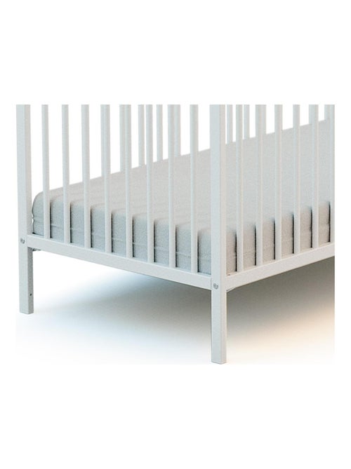 WEBABY - Letto teepee bambini legno ONE - Bianco- 60 x 120 - 129 x 65,6 x 167,2 cm - Kiabi