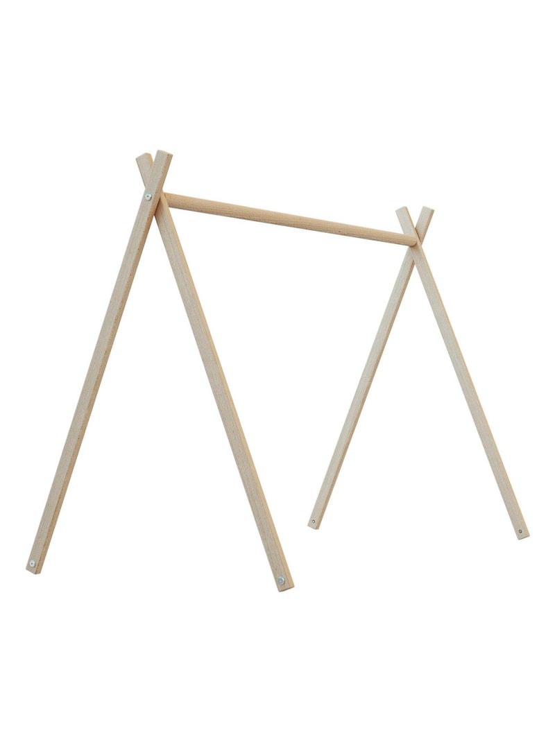 WEBABY - Letto teepee bambini legno ONE - Faggio natural - 60 x 120 - 129 x 65,6 x 167,2 cm Marrone nocciola - Kiabi