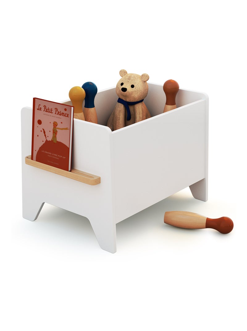 WEBABY - Scatola dei giochi in legno dei pirati Bianco - Kiabi