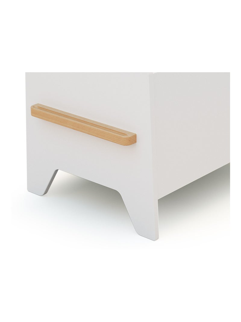WEBABY - Scatola dei giochi in legno dei pirati Bianco - Kiabi