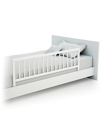 WEBABY - Sponda lettino bambini SIDO legno - Faggio natural - 117 x 31 x 34,5 cm