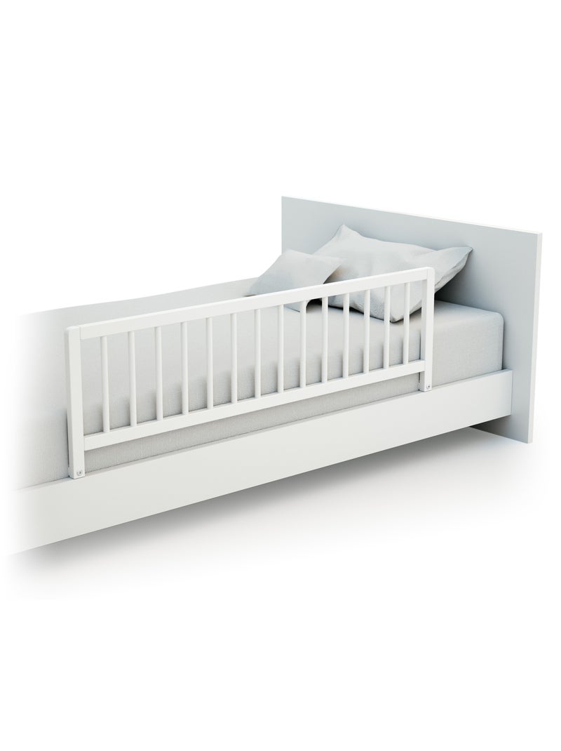 WEBABY - Sponda lettino bambini SIDO legno - Bianco - 117 x 31 x 34,5 cm Bianco - Kiabi