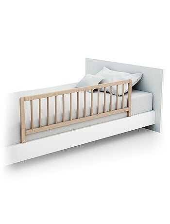 WEBABY - Sponda lettino bambini SIDO legno - Faggio natural - 117 x 31 x 34,5 cm