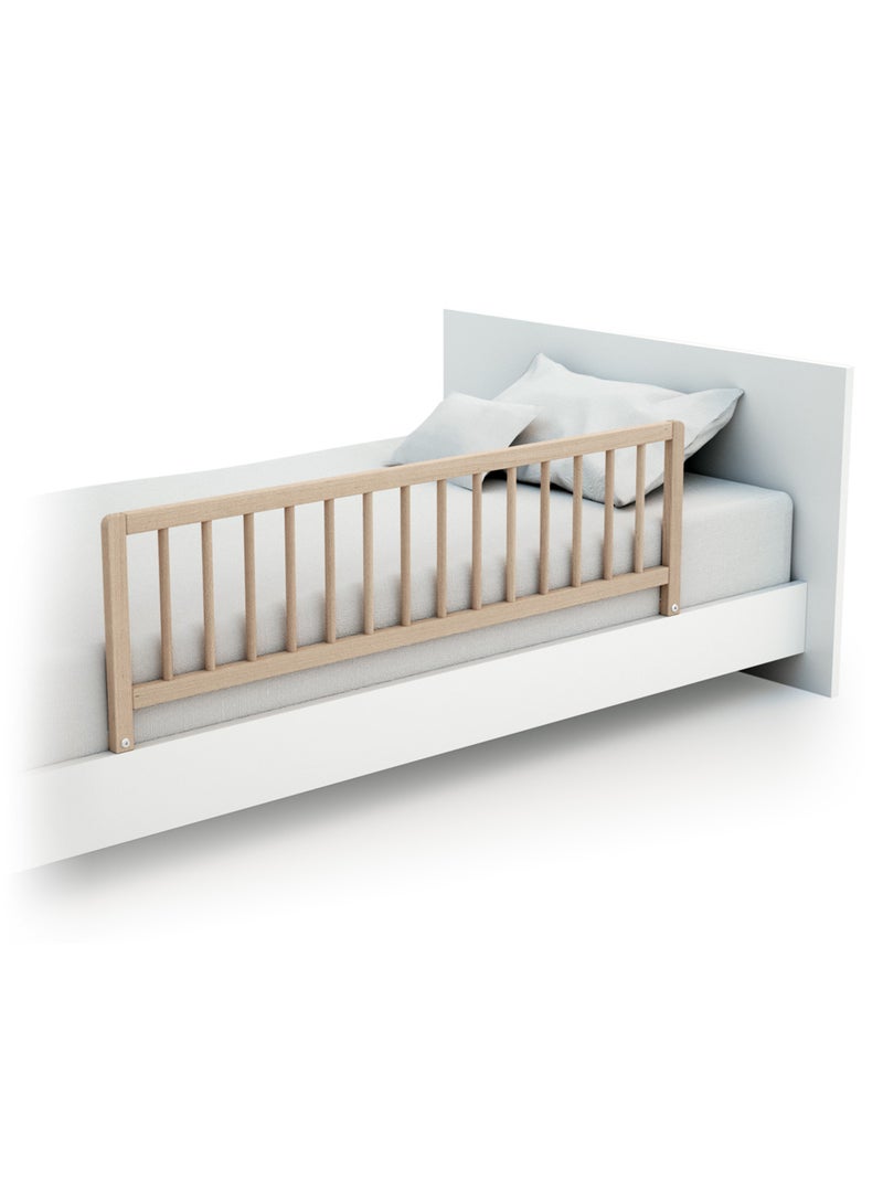 WEBABY - Sponda lettino bambini SIDO legno - Faggio natural - 117 x 31 x 34,5 cm Marrone nocciola - Kiabi