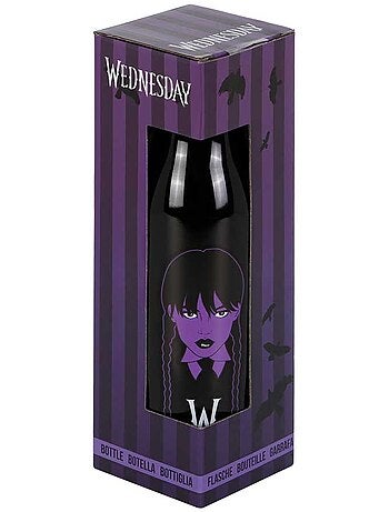 Wednesday mercoledì braid bottiglia, nero