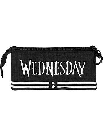 Wednesday mercoledì cute astuccio triplo, grigio