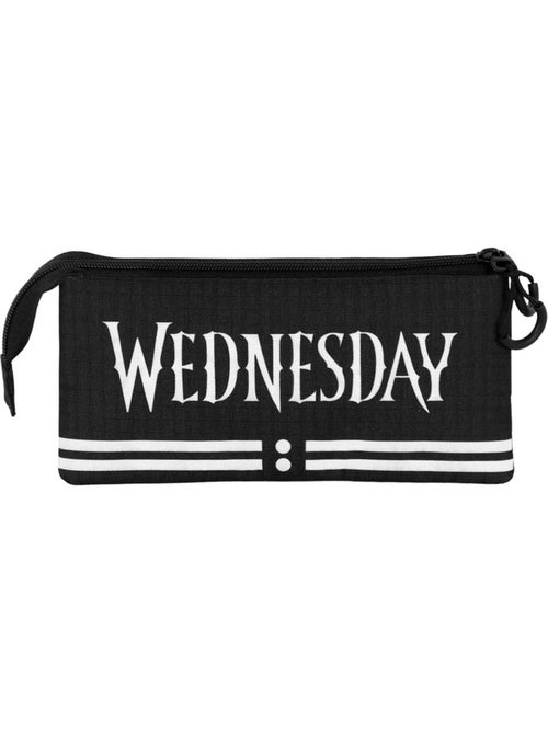 Wednesday Mercoledì Cute Astuccio Triplo, Grigio - Kiabi Wednesday Mercoledì Cute Astuccio Triplo, Grigio - Kiabi