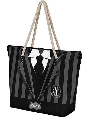 Wednesday mercoledì uniform borsa da spiaggia soleil, nero