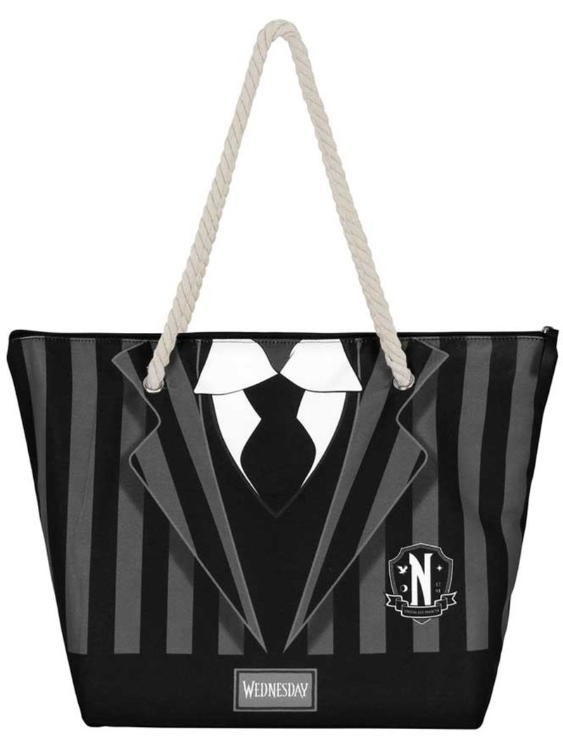 Wednesday mercoledì uniform borsa da spiaggia soleil, nero Nero - Kiabi