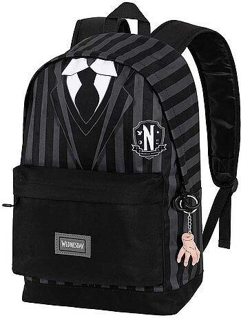 Wednesday mercoledì uniform zaino hs fan 2.0, nero