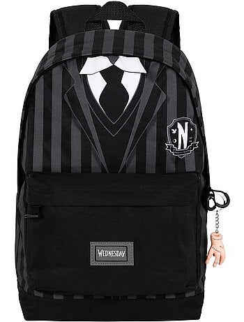 Wednesday mercoledì uniform zaino hs fan 2.0, nero
