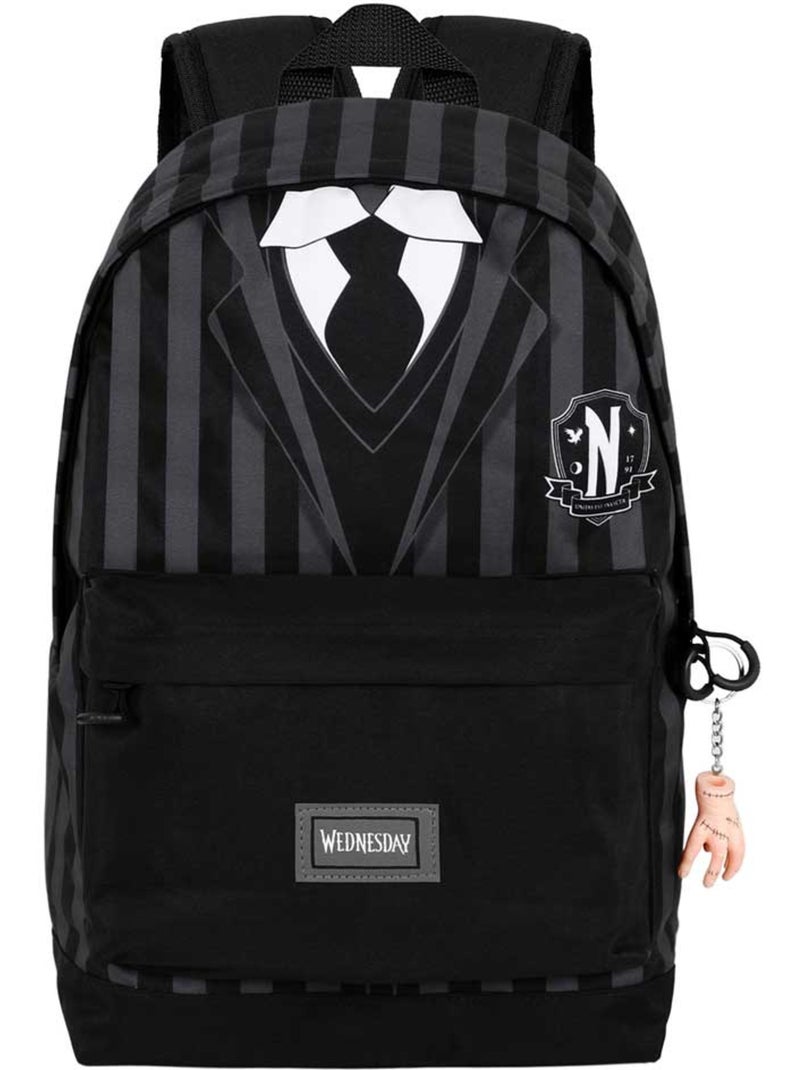 Wednesday Mercoledì Uniform Zaino HS FAN 2.0, Nero Nero - Kiabi